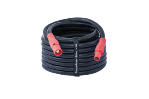 Type DLO Extension 1AWG Camlock Series 16 Male to Female 25' Red