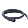 Pig Tails 400A 4/0AWG Type DLO Series 16 Male to Blunt 6' Black