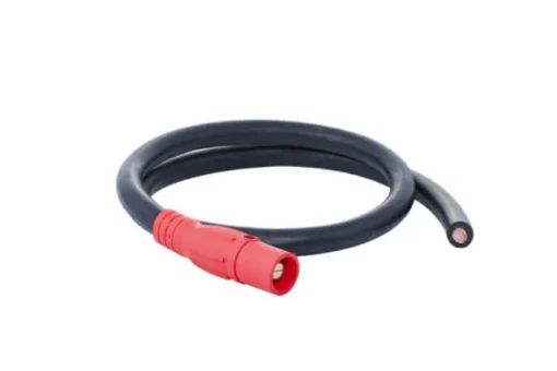 Pig Tails 400A 4/0AWG Type SC Series 16 Male to Blunt 5FT Red by Power Assemblies