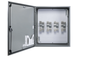 Enclosed tap box ranging from 400A to 3000A, nema 1, 3r, 12 and 4x rated